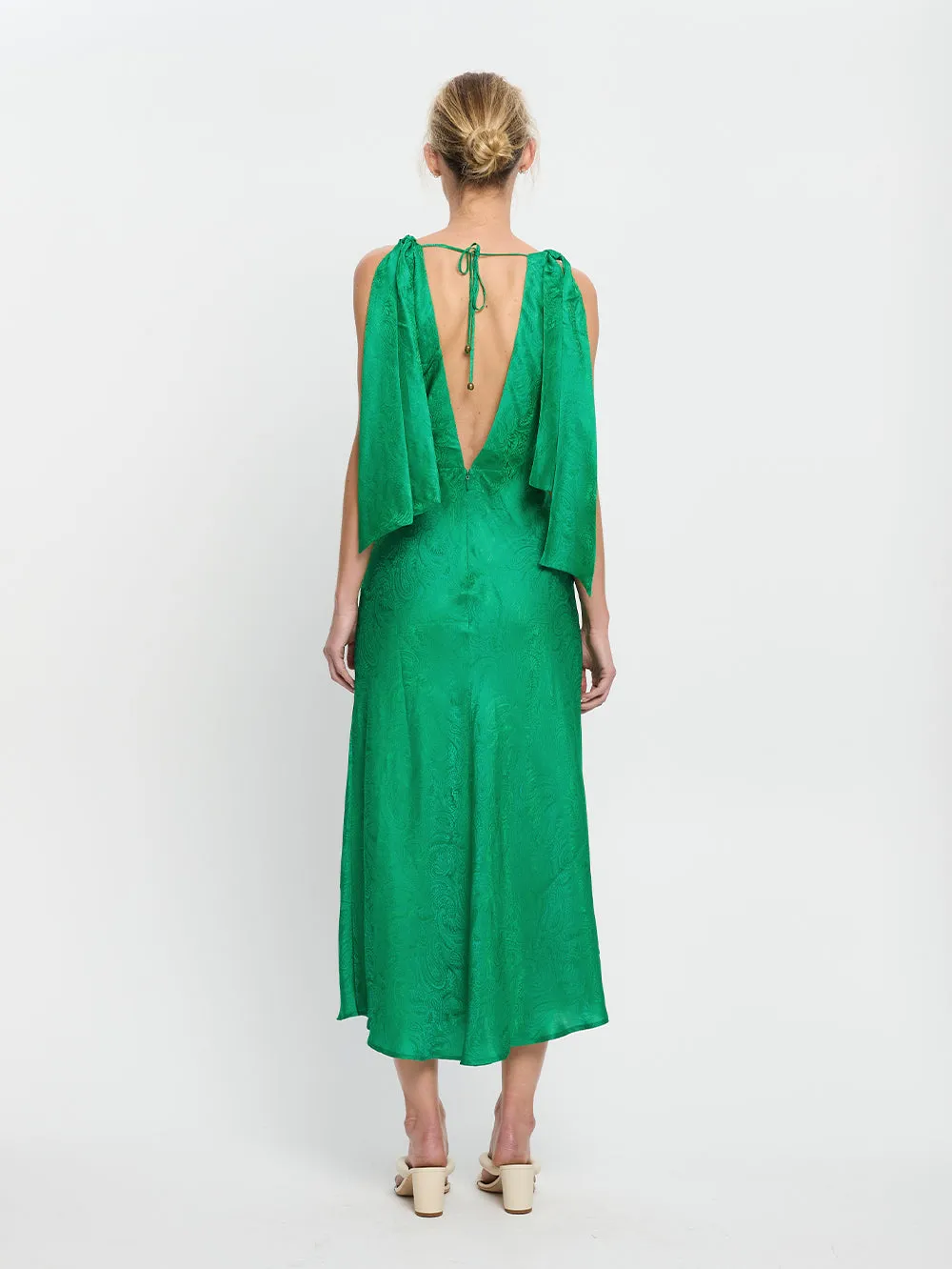 Adriana Silk Maxi Dress sold by Kivari product image thumbnail 3