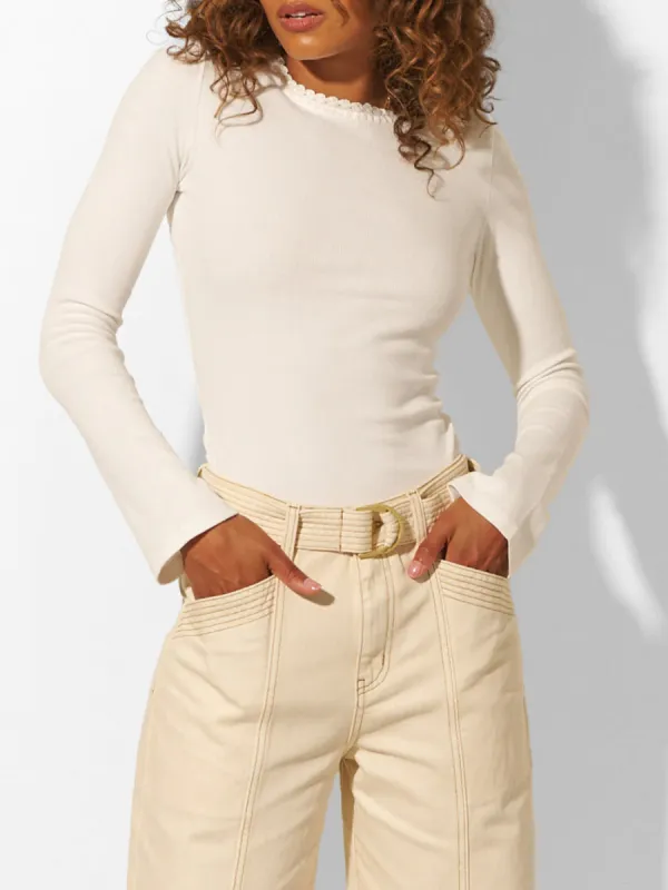 Tallulah Top - Ivory sold by Kivari