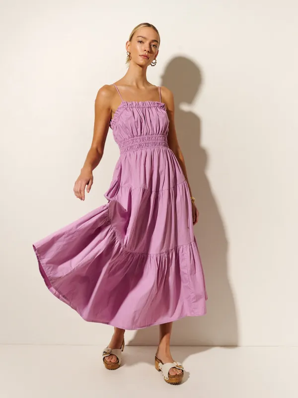 Casini Midi Dress - Lilac made by Kivari