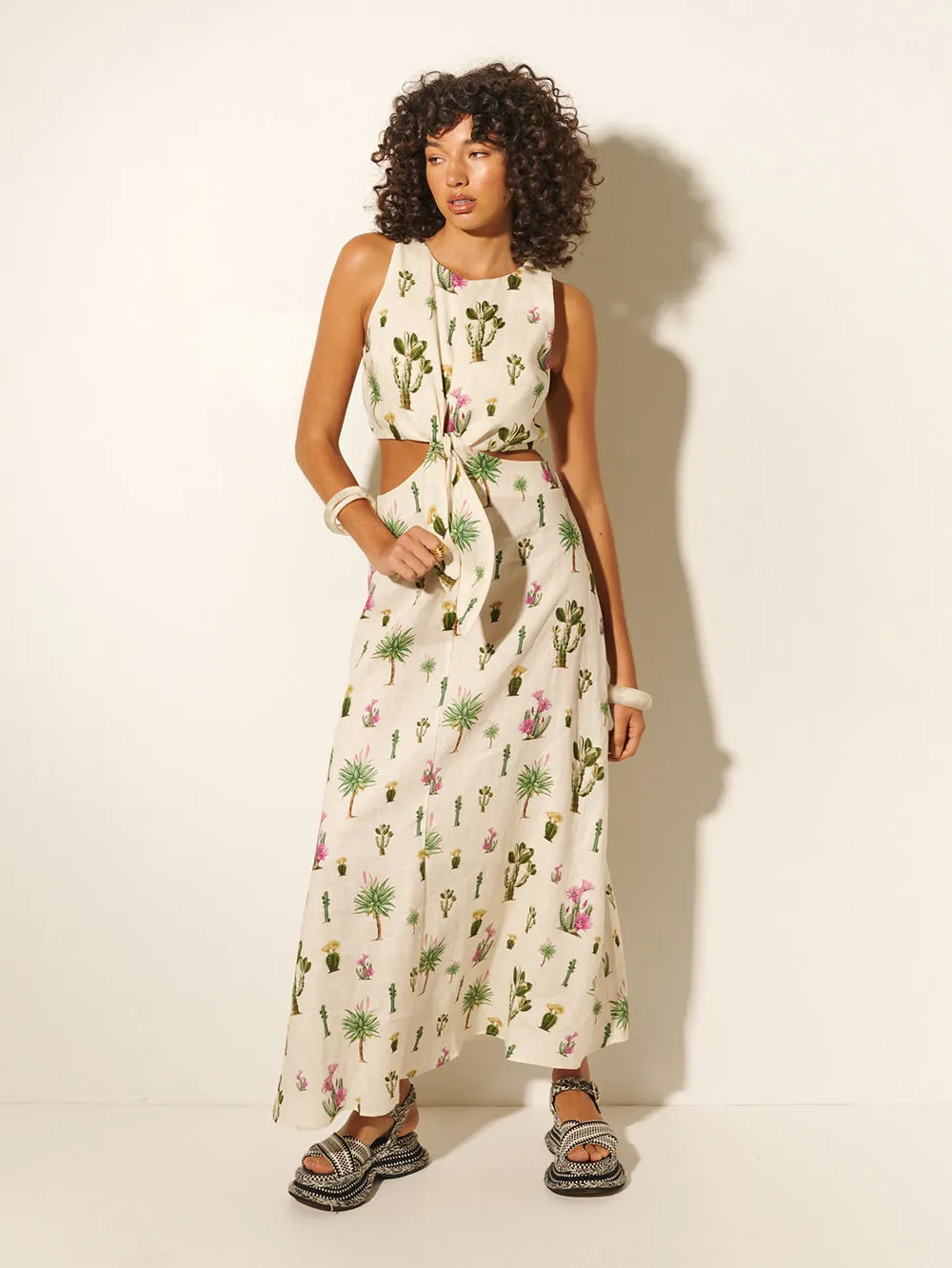 Saguaro Cut Out Maxi Dress | Parallel