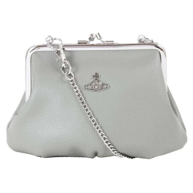 Vivienne Westwood Re Vegan Granny Frame Purse - Green sold by KJ Beckett