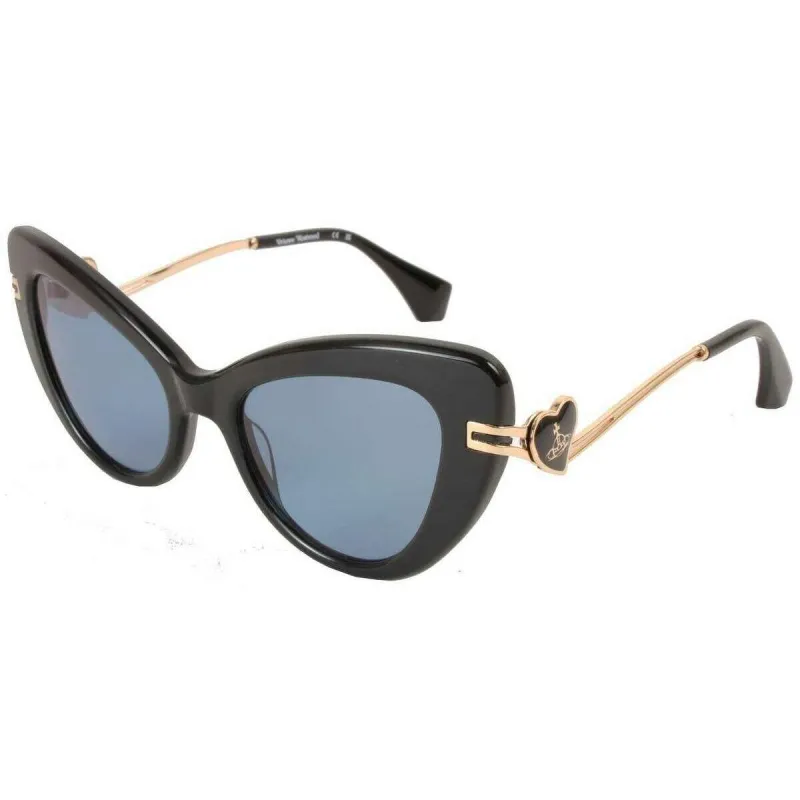 Vivienne Westwood Liza Sunglasses - Gloss Black sold by KJ Beckett