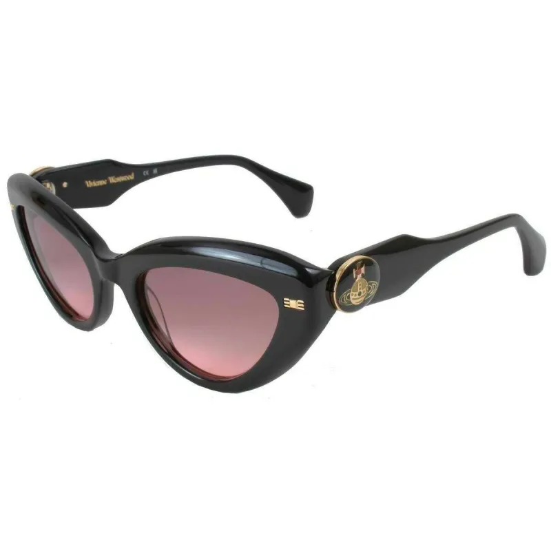 Vivienne Westwood Artemisia Sunglasses - Gloss Black sold by KJ Beckett