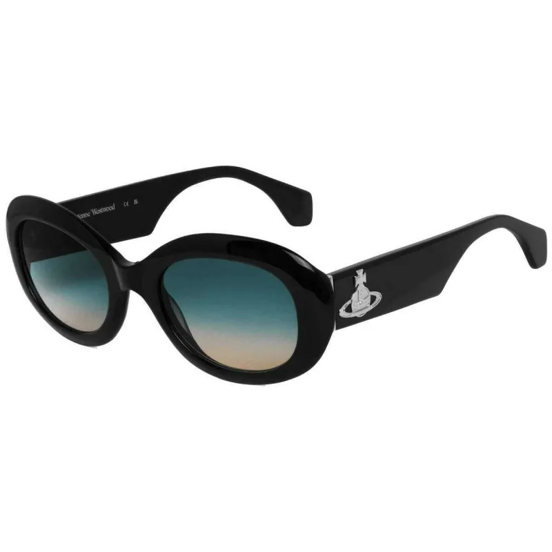 Vivienne Westwood Vivienne Sunglasses - Gloss Black sold by KJ Beckett