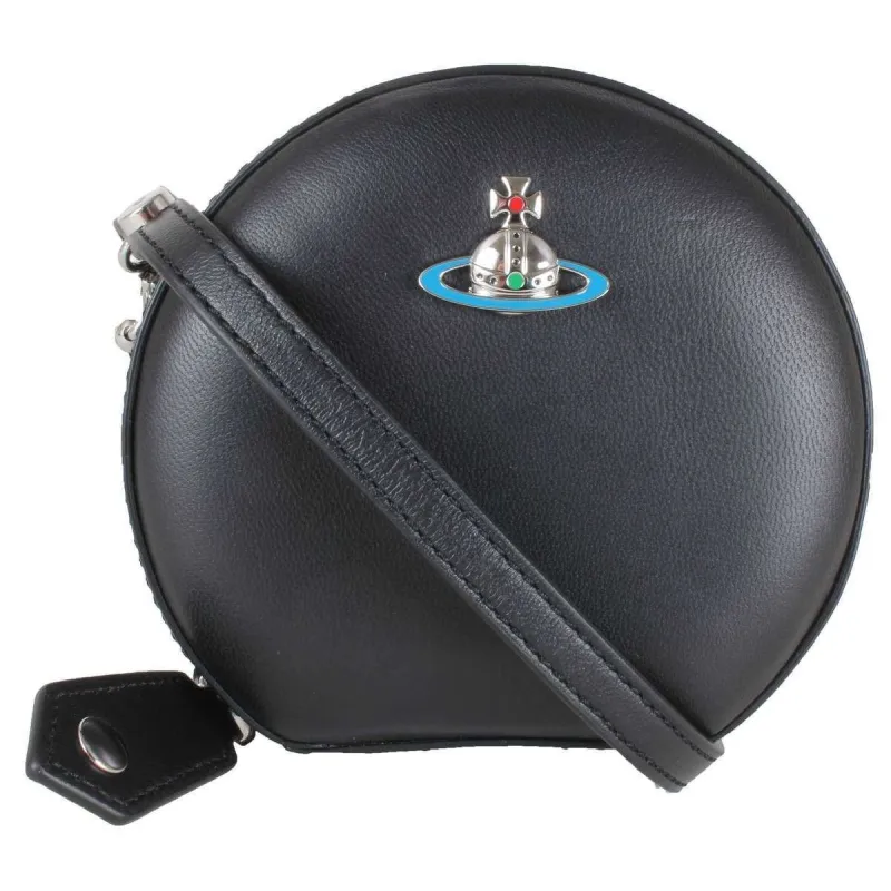 Vivienne Westwood Nappa Mini Round Crossbody Bag - Black sold by KJ Beckett
