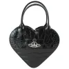 Vivienne Westwood Croc Josephine Heart Crossbody Bag - Black sold by KJ Beckett