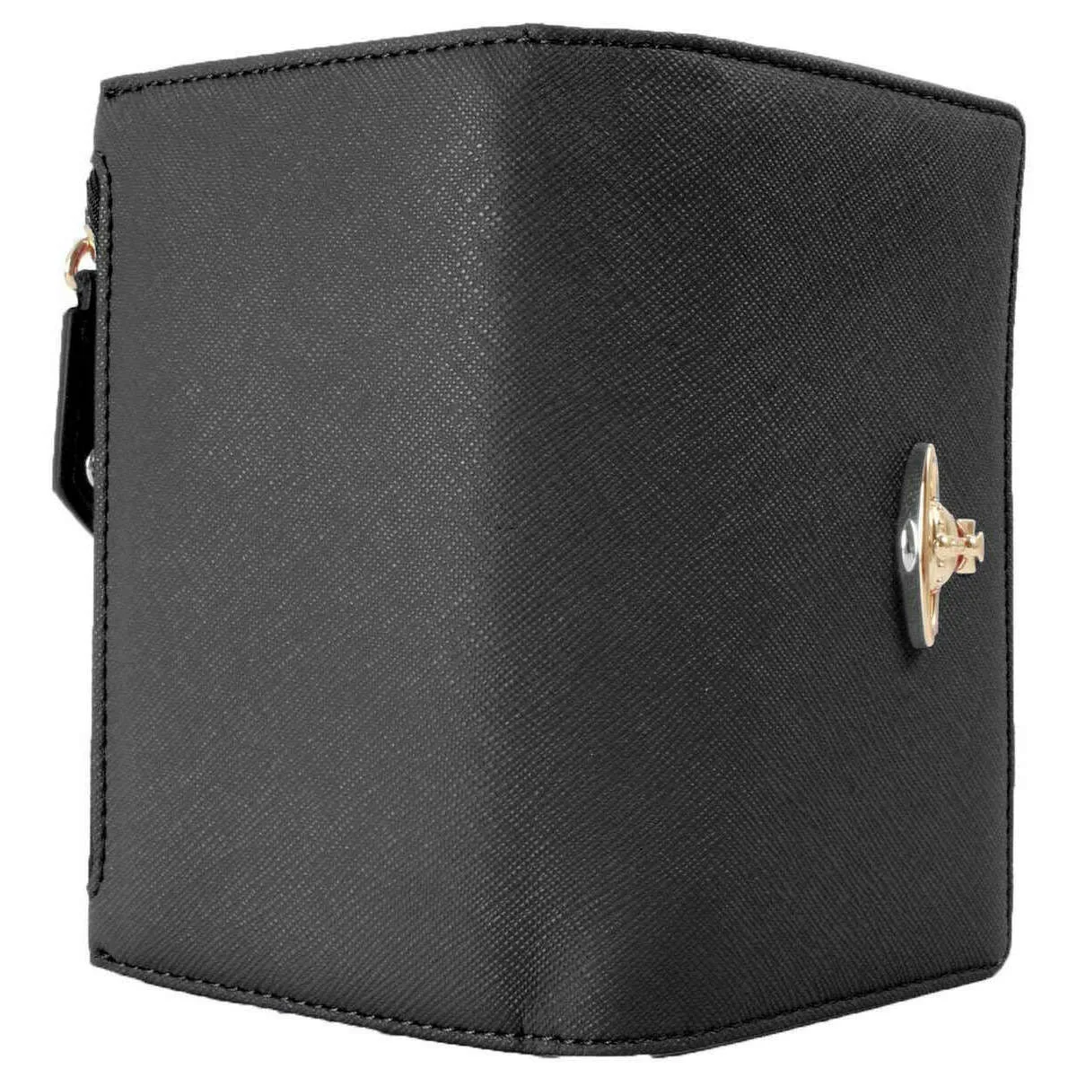 Vivienne Westwood Saffiano Slim Flap Card Holder Purse - Black sold by KJ Beckett product image thumbnail 4