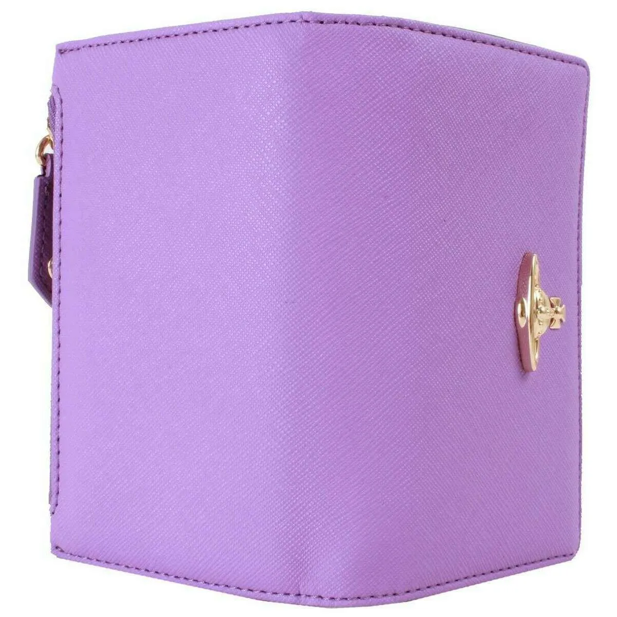 Vivienne Westwood Saffiano Slim Flap Card Holder Purse - Lilac sold by KJ Beckett product image thumbnail 4