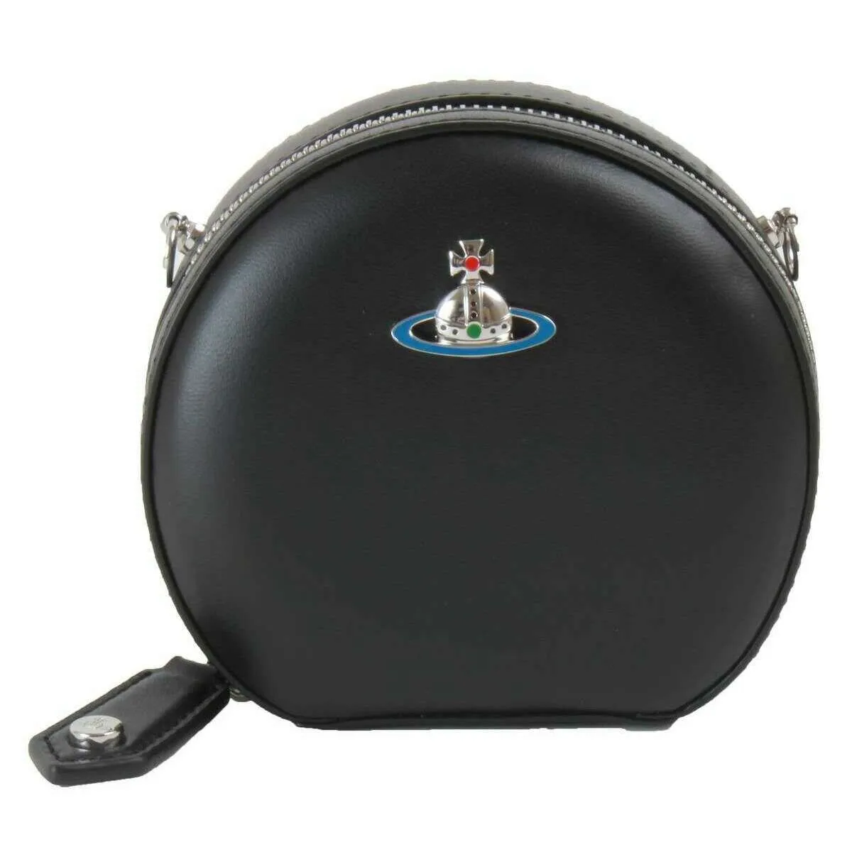 Vivienne Westwood Nappa Mini Round Crossbody Bag - Black sold by KJ Beckett