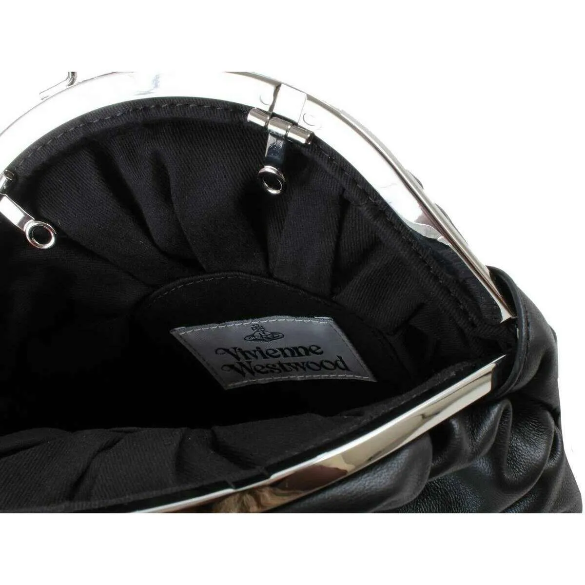 Vivienne Westwood Rosie Circle Frame Nappa Leather Bag - Black sold by KJ Beckett product image thumbnail 4