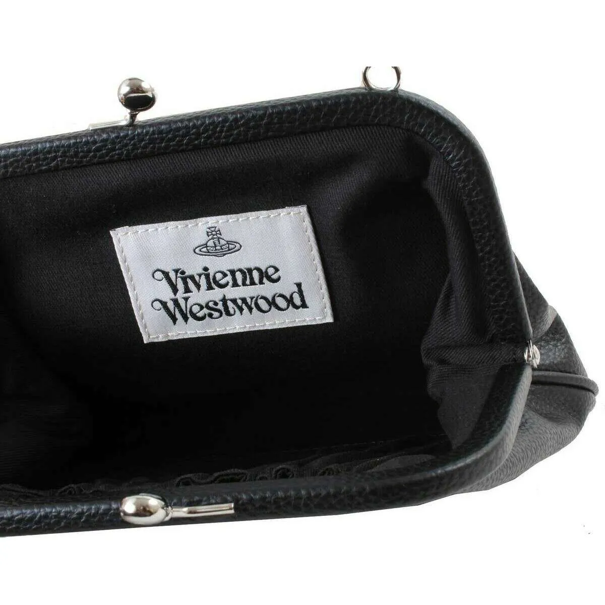 Vivienne Westwood Vivienne Clutch Bag - Black sold by KJ Beckett product image thumbnail 5