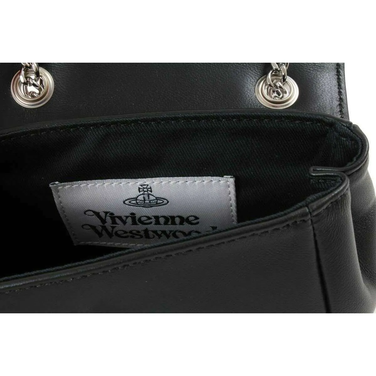 Vivienne Westwood Nappa Small Chain Purse - Black sold by KJ Beckett product image thumbnail 5