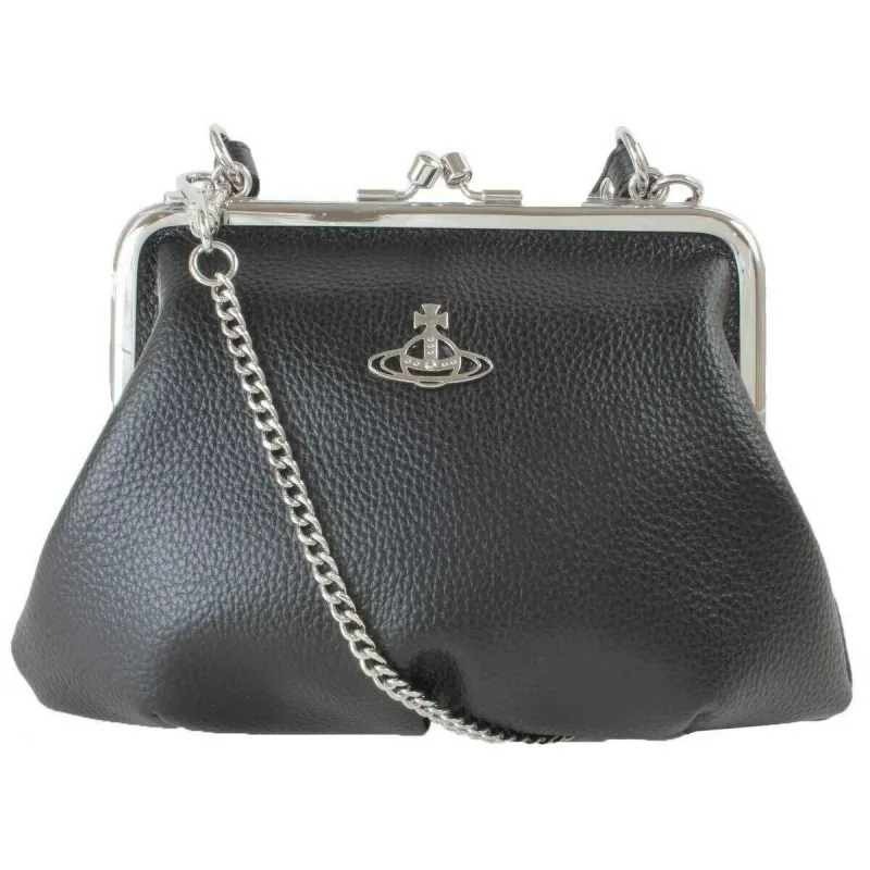 Vivienne Westwood Granny Frame Purse - Black sold by KJ Beckett