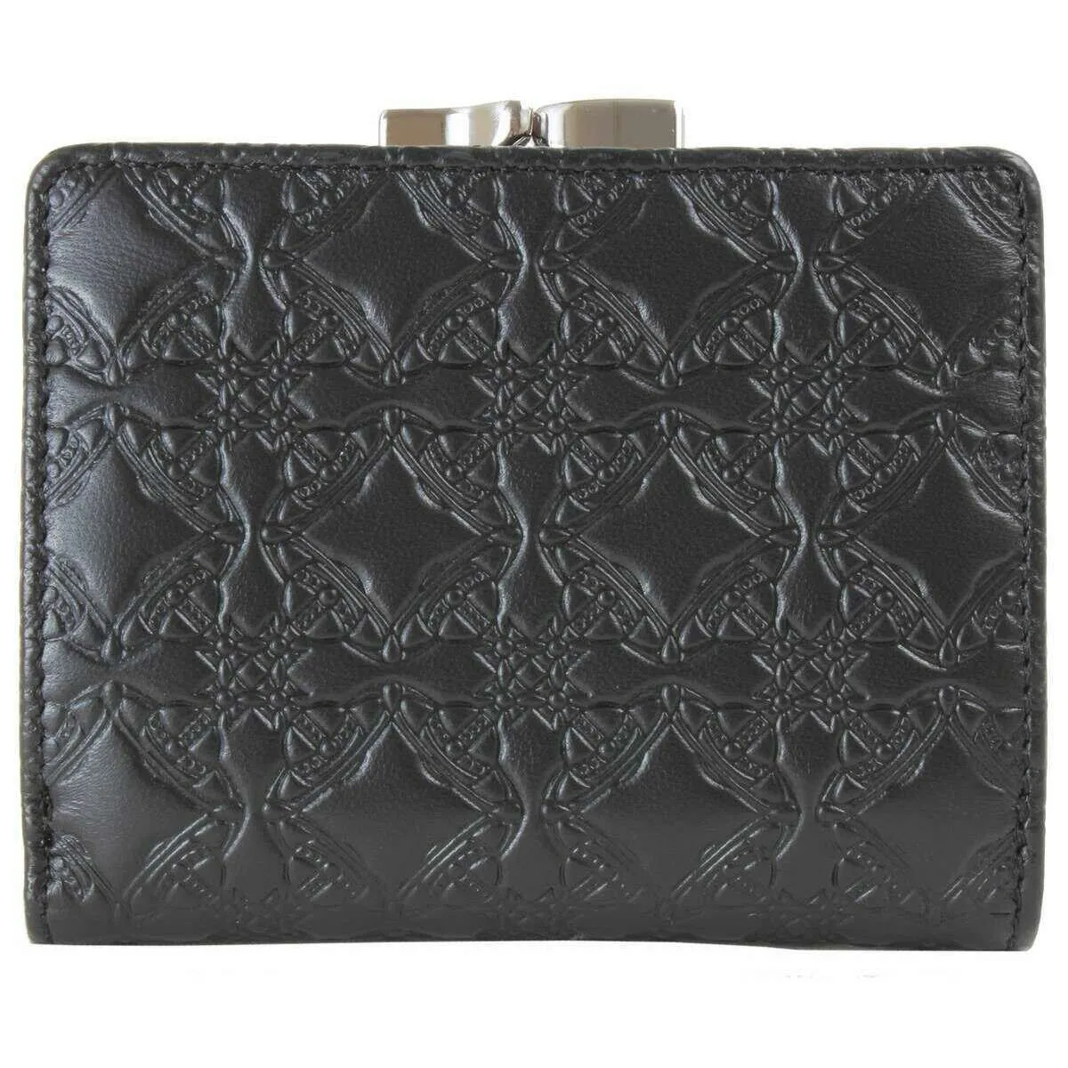 Vivienne Westwood Embossed Nappa Small Frame Purse - Black sold by KJ Beckett product image thumbnail 2
