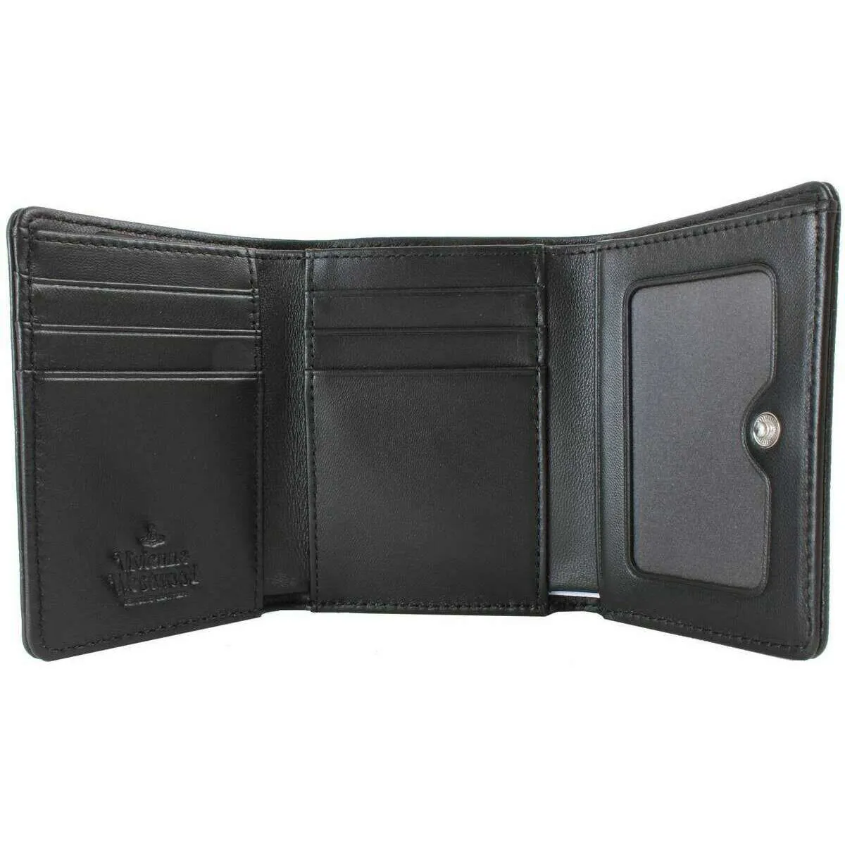 Vivienne Westwood Embossed Nappa Small Frame Purse - Black sold by KJ Beckett product image thumbnail 4