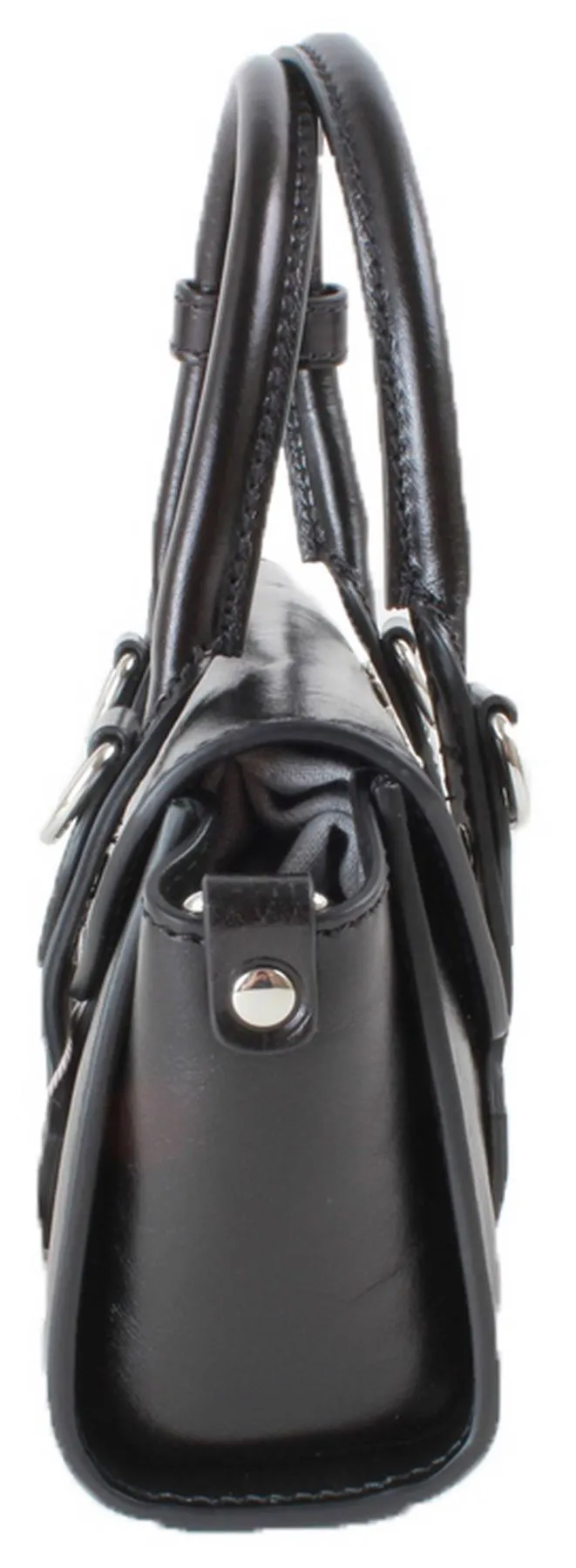 Vivienne Westwood Shiny Veget Tanned Bettina Mini Crossbody Bag - Black sold by KJ Beckett product image thumbnail 4