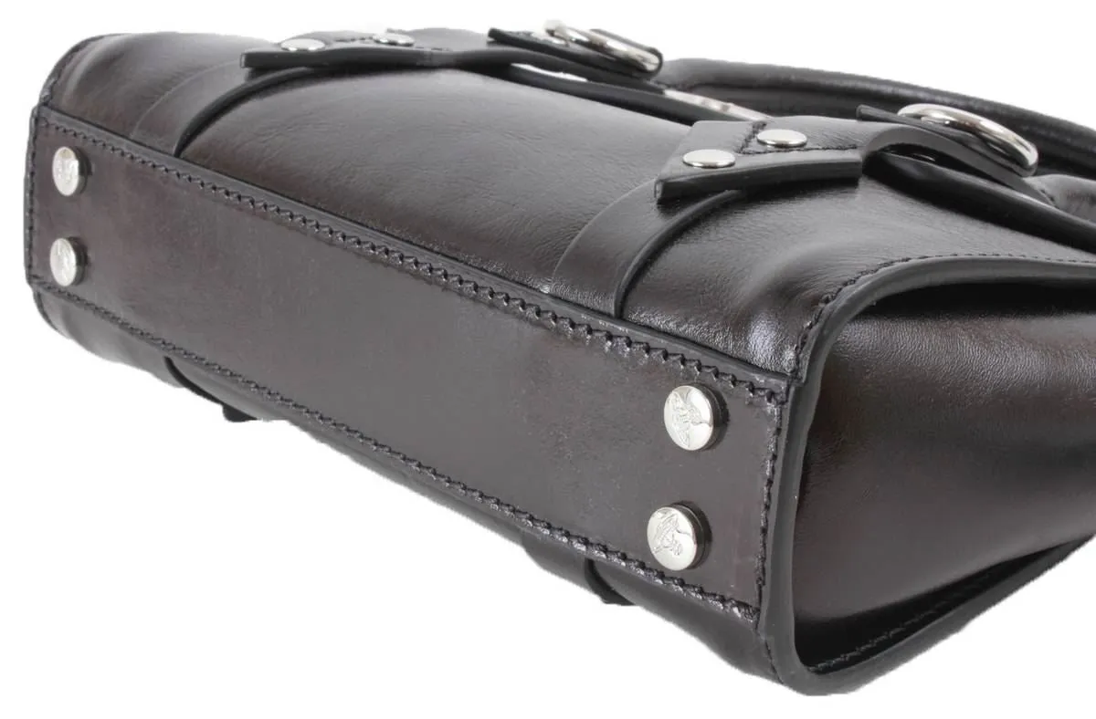 Vivienne Westwood Shiny Veget Tanned Bettina Mini Crossbody Bag - Black sold by KJ Beckett product image thumbnail 5