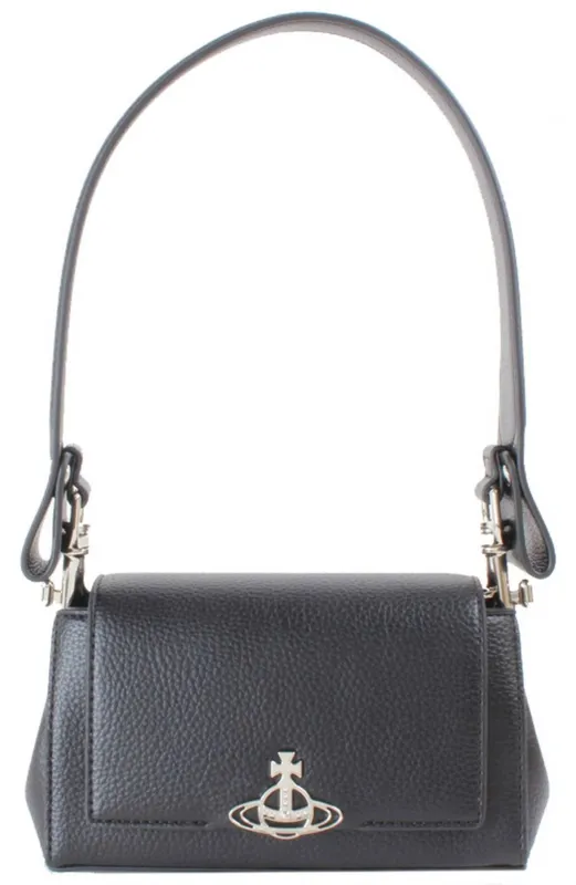 Vivienne Westwood Hazel Small Handbag - Black sold by KJ Beckett