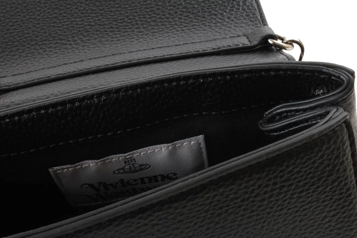 Vivienne Westwood Saffiano Hazel Small Handbag - Black sold by KJ Beckett product image thumbnail 5