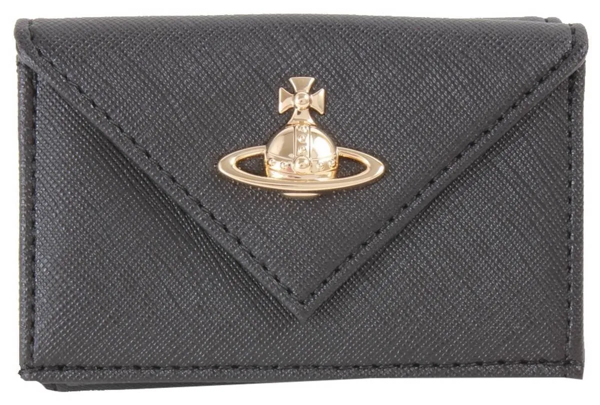 Vivienne Westwood Envelope Bifold Wallet - Black sold by KJ Beckett