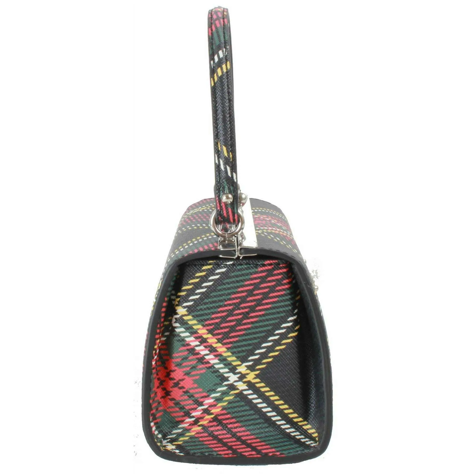 Vivienne Westwood Saffiano Printed Doll XL Frame Bag - Chelsea Tartan sold by KJ Beckett product image thumbnail 4