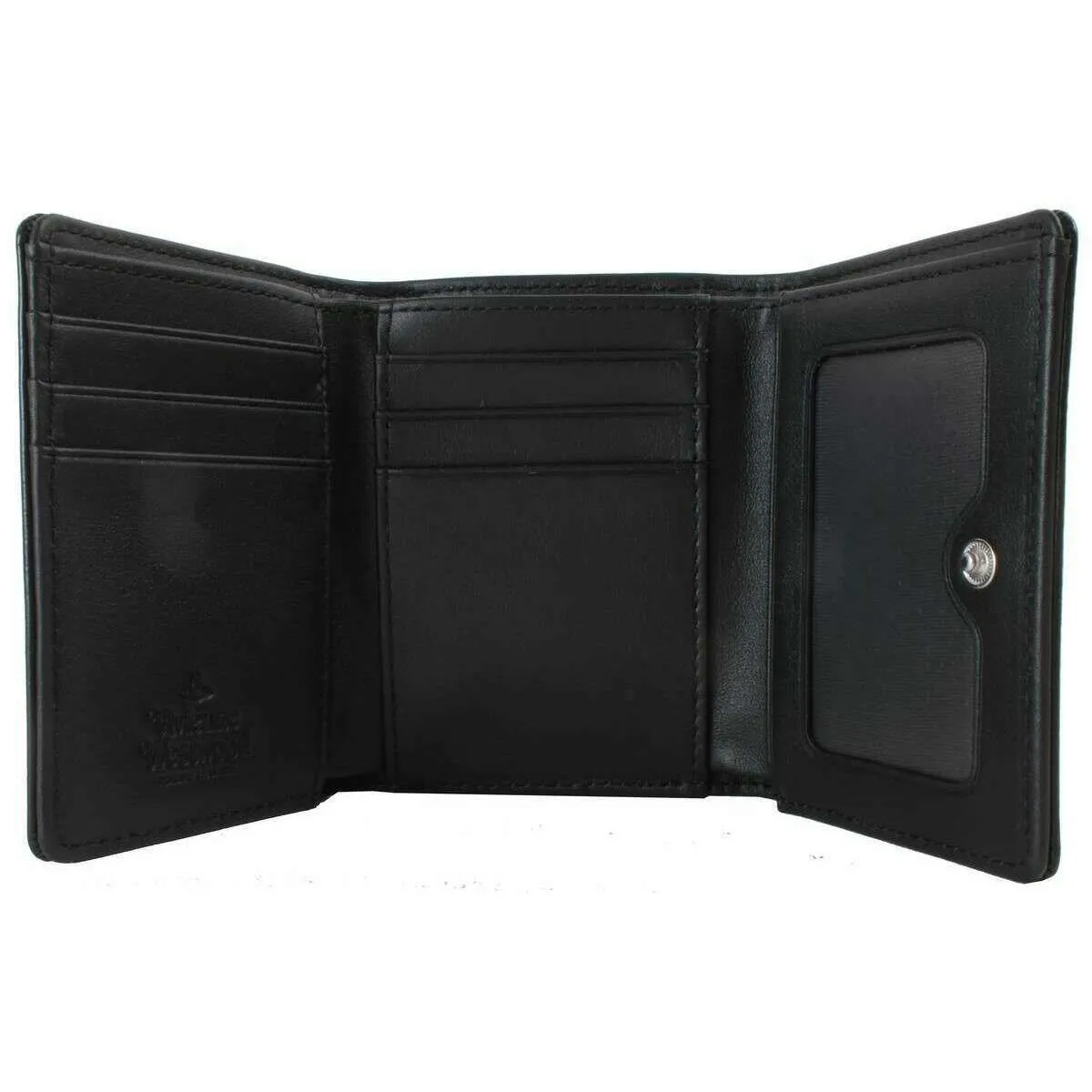 Vivienne Westwood Mini Croc Embossed Small Frame Purse - Black sold by KJ Beckett product image thumbnail 3