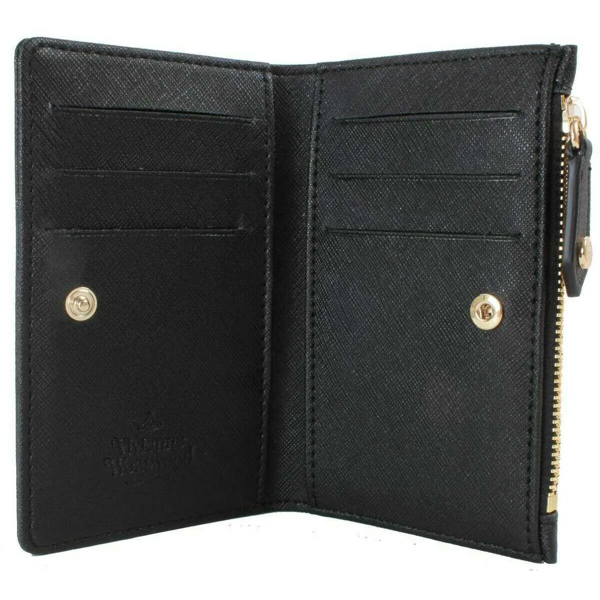 Vivienne Westwood Saffiano Slim Flap Card Holder - Black sold by KJ Beckett product image thumbnail 3