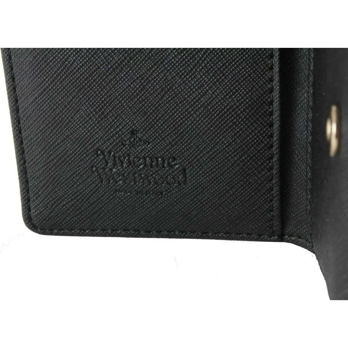 Vivienne Westwood Saffiano Slim Flap Card Holder - Black sold by KJ Beckett product image thumbnail 4
