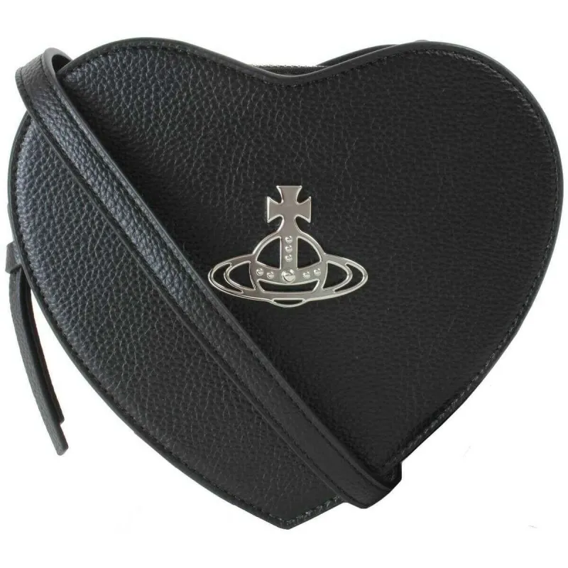Vivienne Westwood Louise Heart Crossbody Bag - Black sold by KJ Beckett