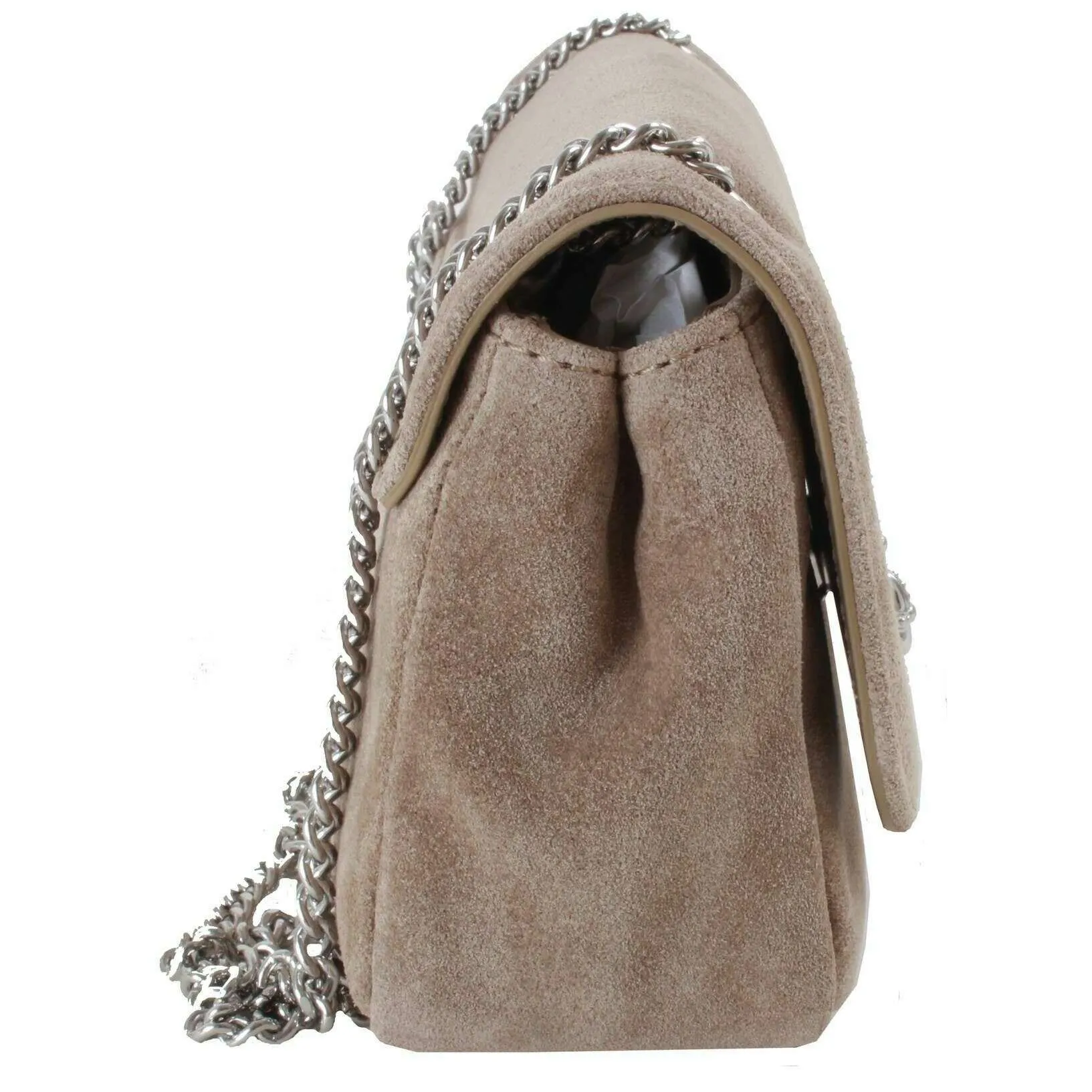 Vivienne Westwood Suede Chain Crossbody Bag - Stone Beige sold by KJ Beckett product image thumbnail 5