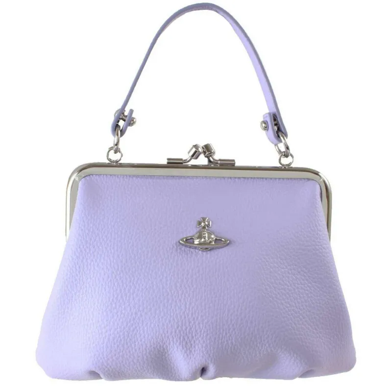 Vivienne Westwood Grain Granny Frame Purse - Lilac made by KJ Beckett