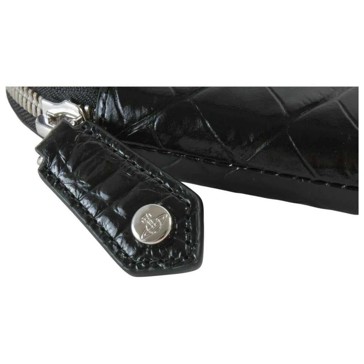 Vivienne Westwood Emboss Croc Heart Crossbody Bag - Black sold by KJ Beckett product image thumbnail 5