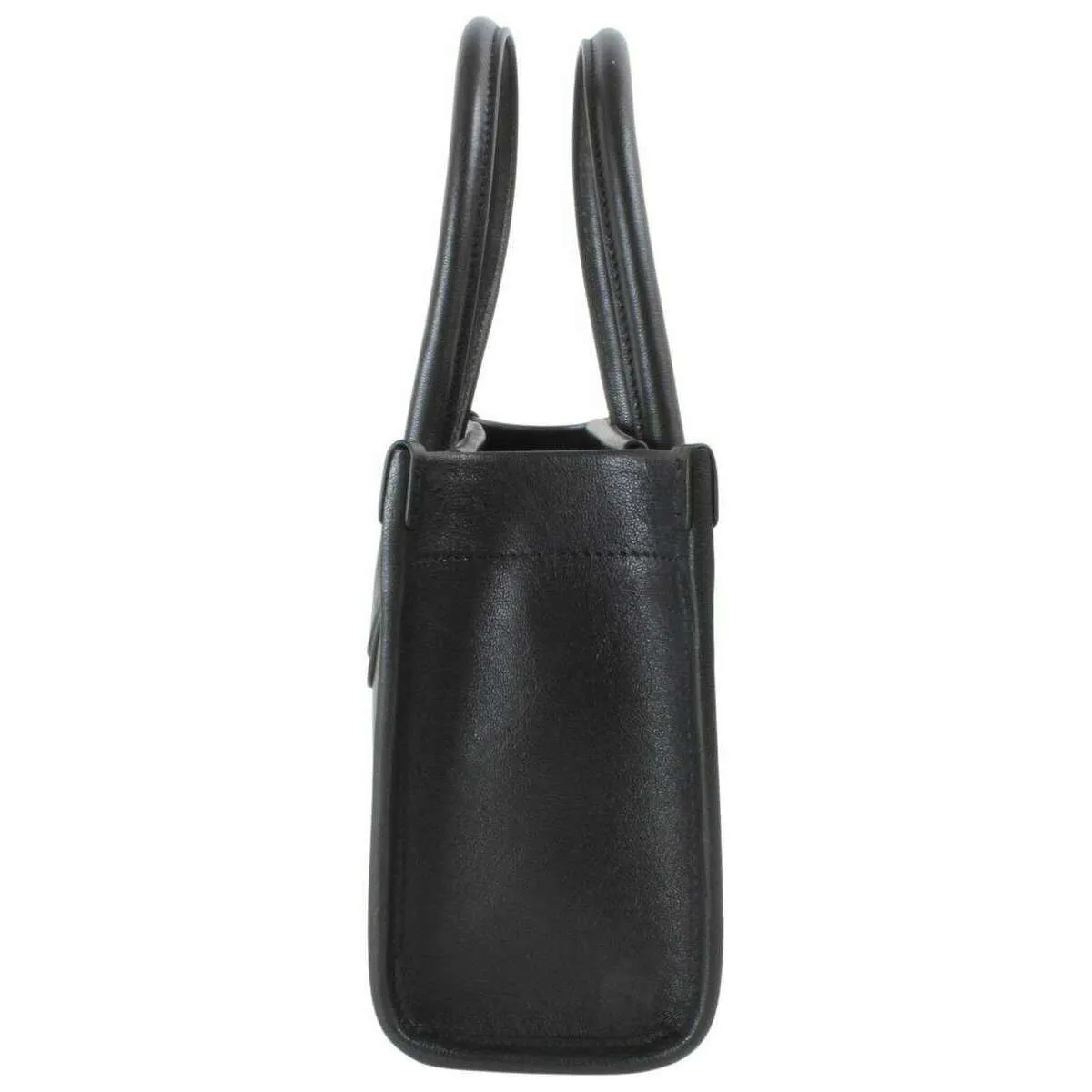 Vivienne Westwood Troy Supple Leather Small Tote Crossbody - Black/Dark Silver sold by KJ Beckett product image thumbnail 5