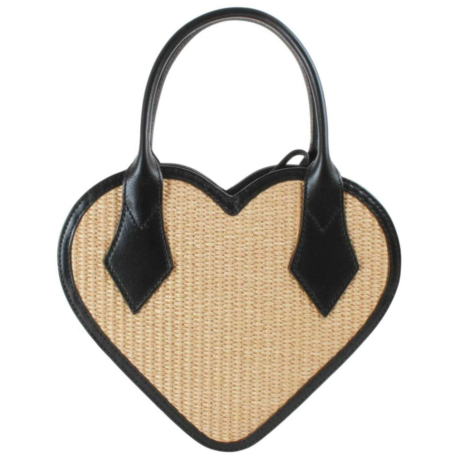 Vivienne Westwood Raffia Josephine Heart Crossbody - Natural Beige sold by KJ Beckett product image thumbnail 2