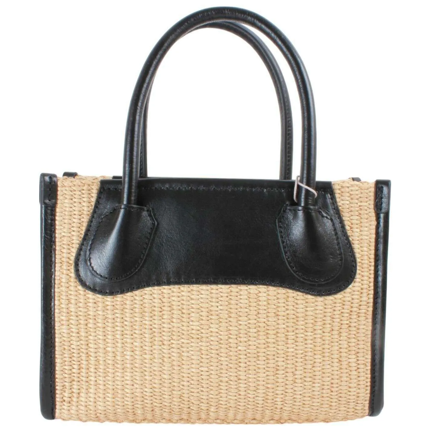 Vivienne Westwood Raffia Troy Small Tote Crossbody - Natural Beige sold by KJ Beckett product image thumbnail 2