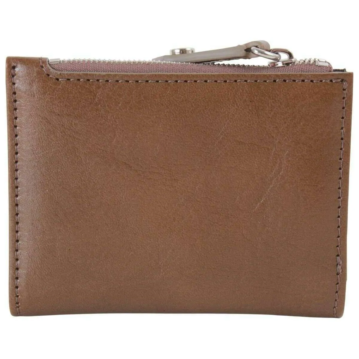 Vivienne Westwood Shiny Veg Tanned Slim Flap Card Holder - Oyster Grey Brown sold by KJ Beckett product image thumbnail 2