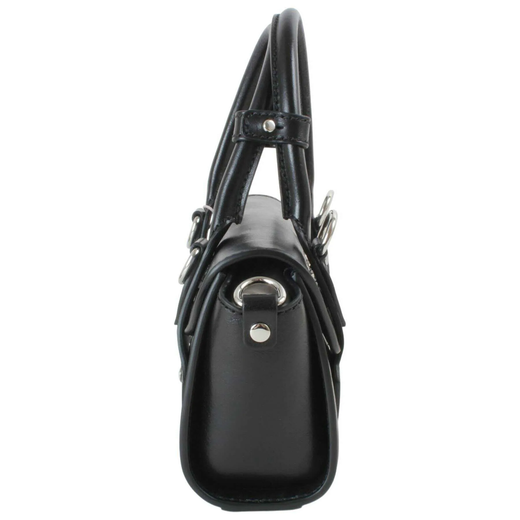 Vivienne Westwood Shiny Veg Tanned Bettina Mini Crossbody Bag - Black sold by KJ Beckett product image thumbnail 4