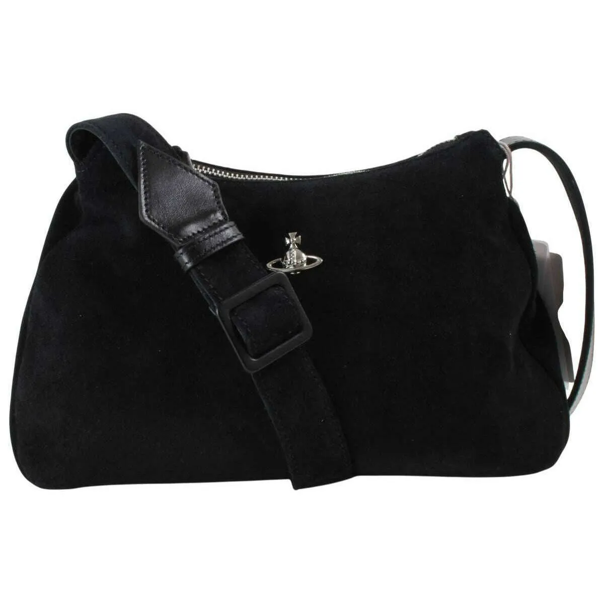 Vivienne Westwood Kate Suede Shoulder Bag - Black sold by KJ Beckett product image thumbnail 5