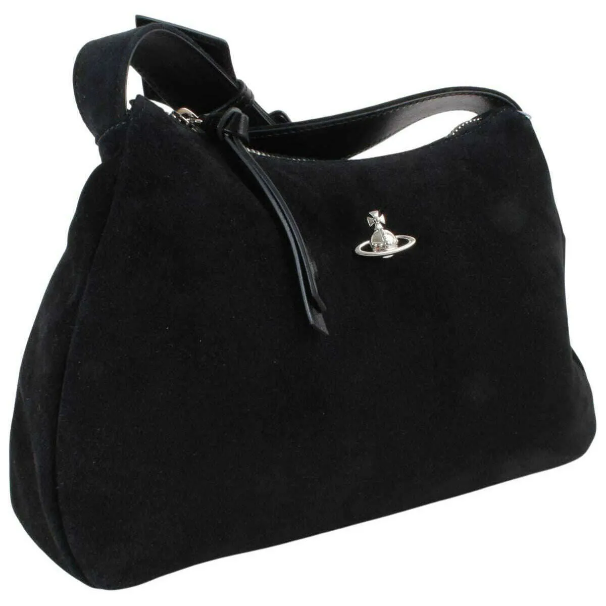 Vivienne Westwood Kate Suede Shoulder Bag - Black sold by KJ Beckett product image thumbnail 3