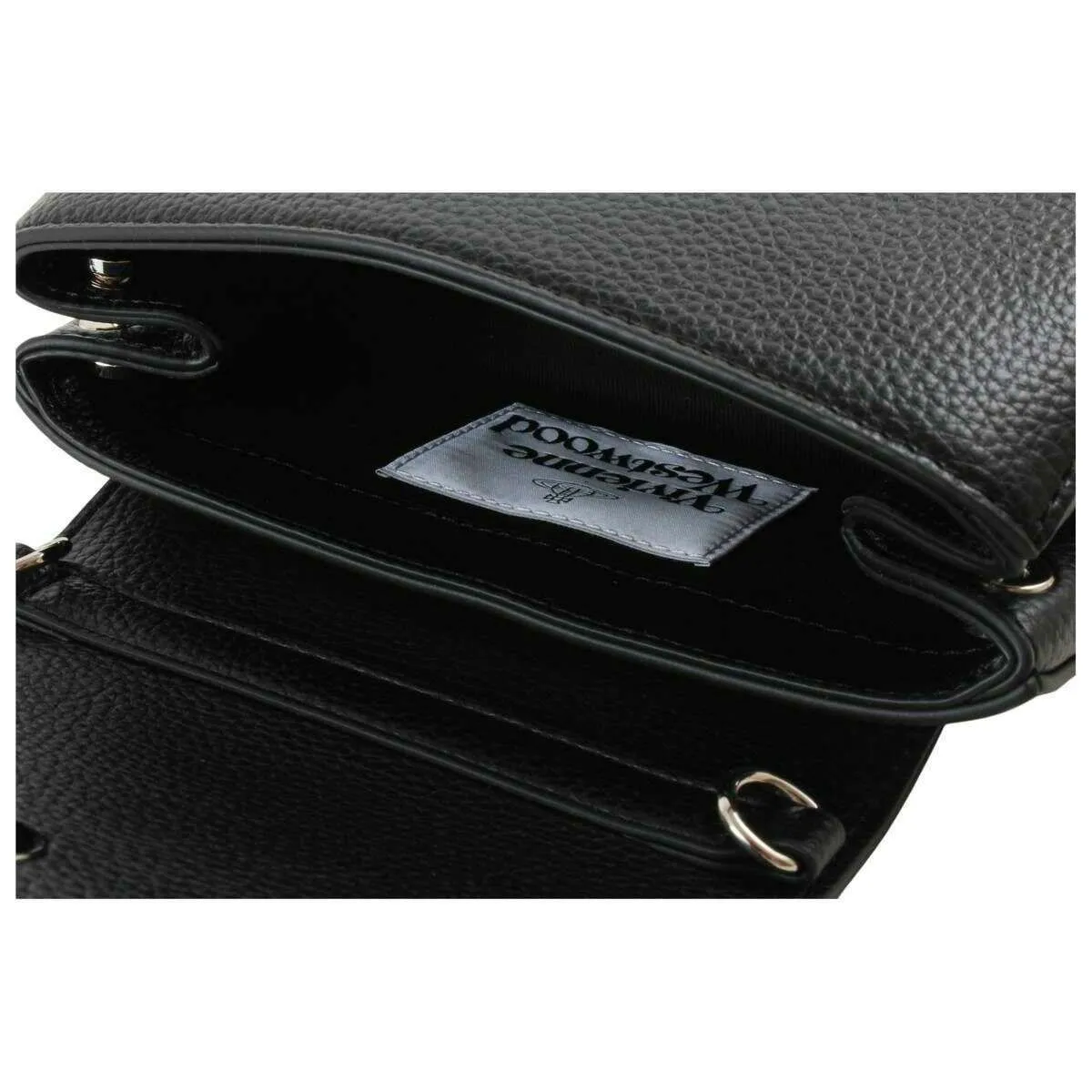 Vivienne Westwood Hazel Grain Small Handbag - Black sold by KJ Beckett product image thumbnail 3