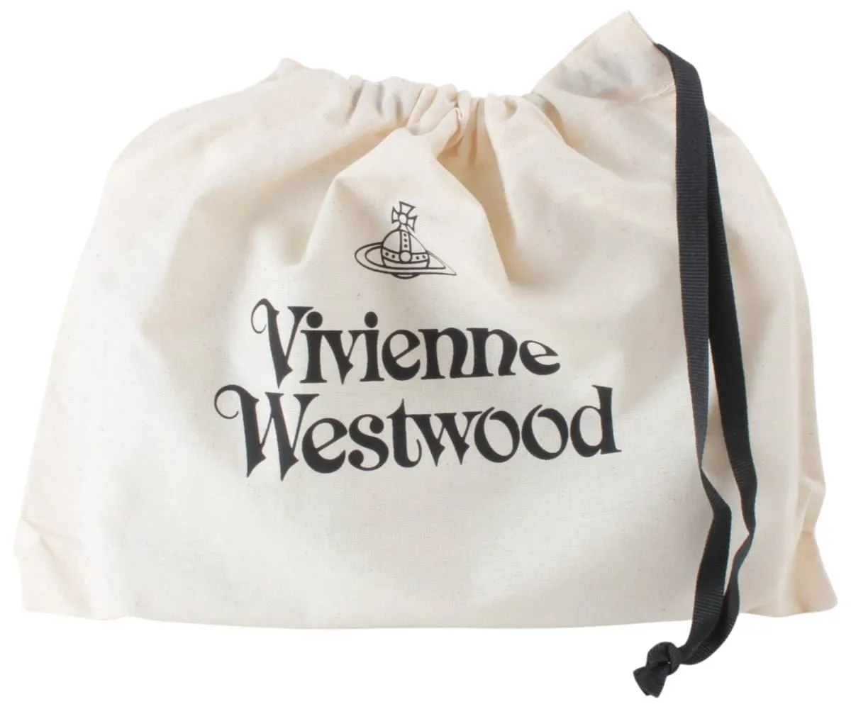 Vivienne Westwood Maxime Distressed Leather Small Crossbody Bag - Off Black sold by KJ Beckett product image thumbnail 5