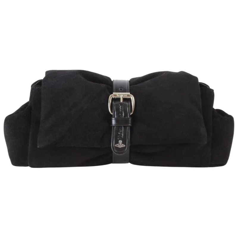 Vivienne Westwood Hazel Treasure Clutch Bag - Black made by Vivienne Westwood