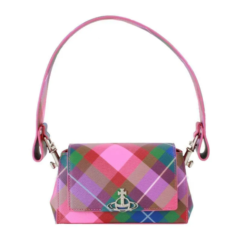 Vivienne Westwood Saffiano Printed Mini Yasmine Handbag