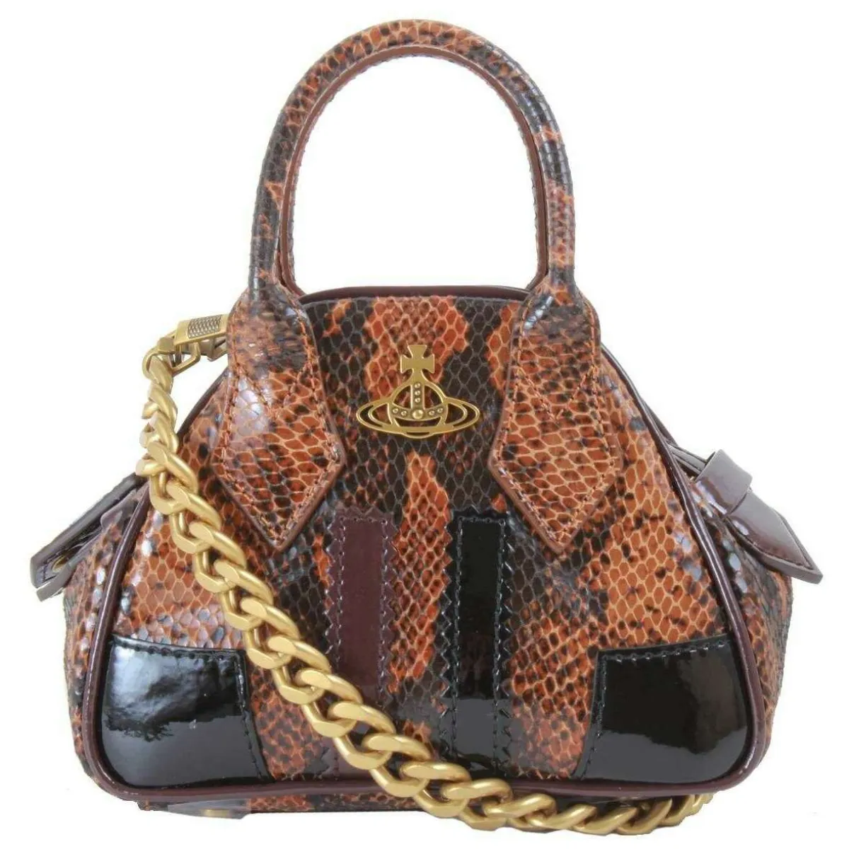 Mini Yasmine Bag in BLACK | Vivienne Westwood®