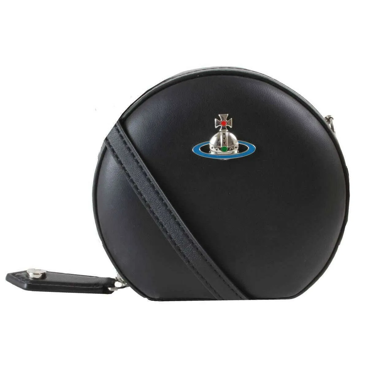 Vivienne Westwood Nappa Mini Round Crossbody Bag - Black sold by KJ Beckett
