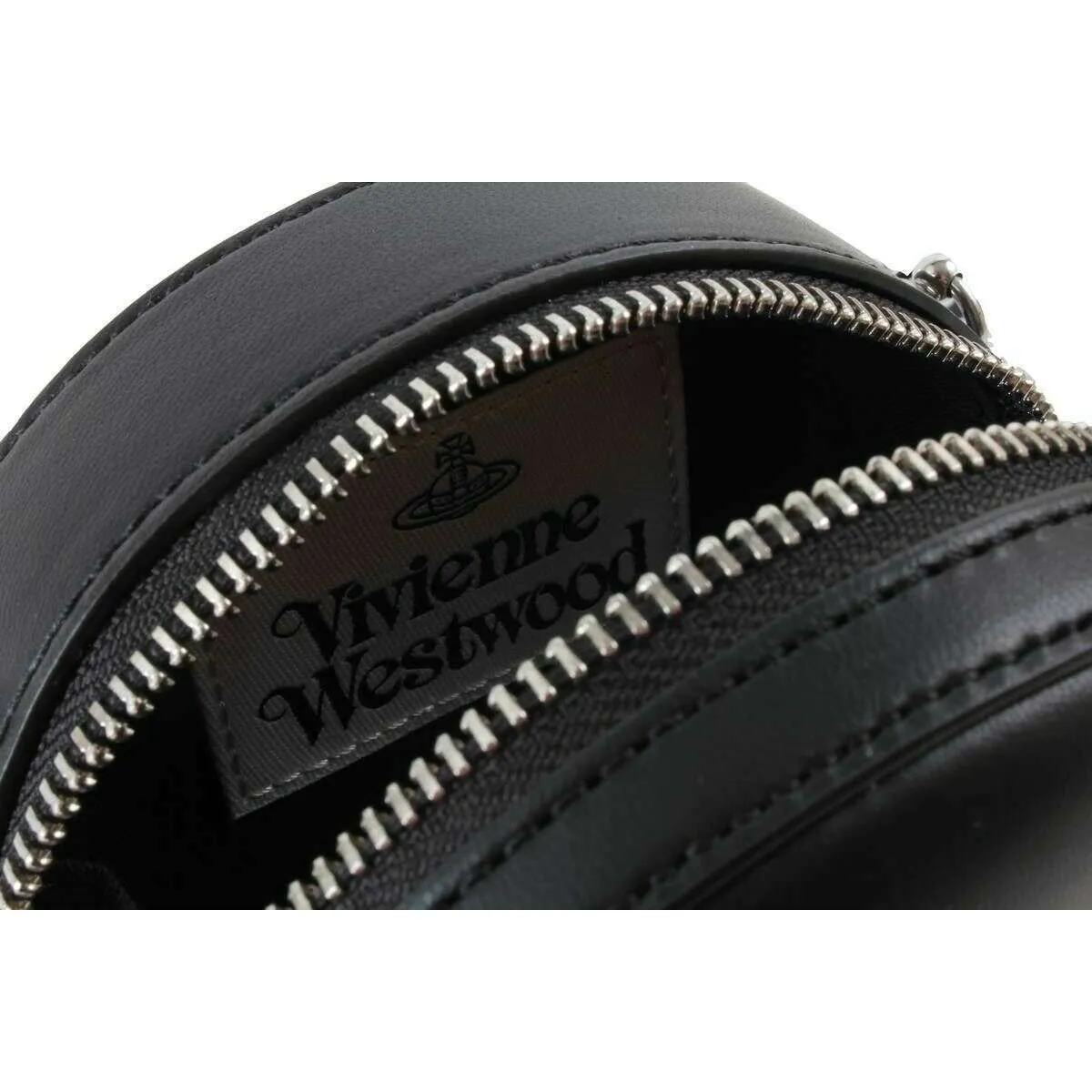 Vivienne Westwood Nappa Mini Round Crossbody Bag - Black sold by KJ Beckett product image thumbnail 5