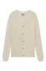 LUCAS - Organic Cotton Cardigan Sand sold by Komodo Fashion