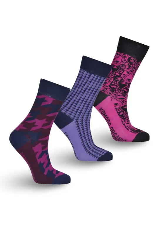 CATS N DOGS Box Set (x3 pairs) -  Organic Cotton Socks sold by Komodo Fashion