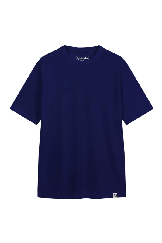KIN - Organic Cotton Tee Navy sold by Komodo Fashion