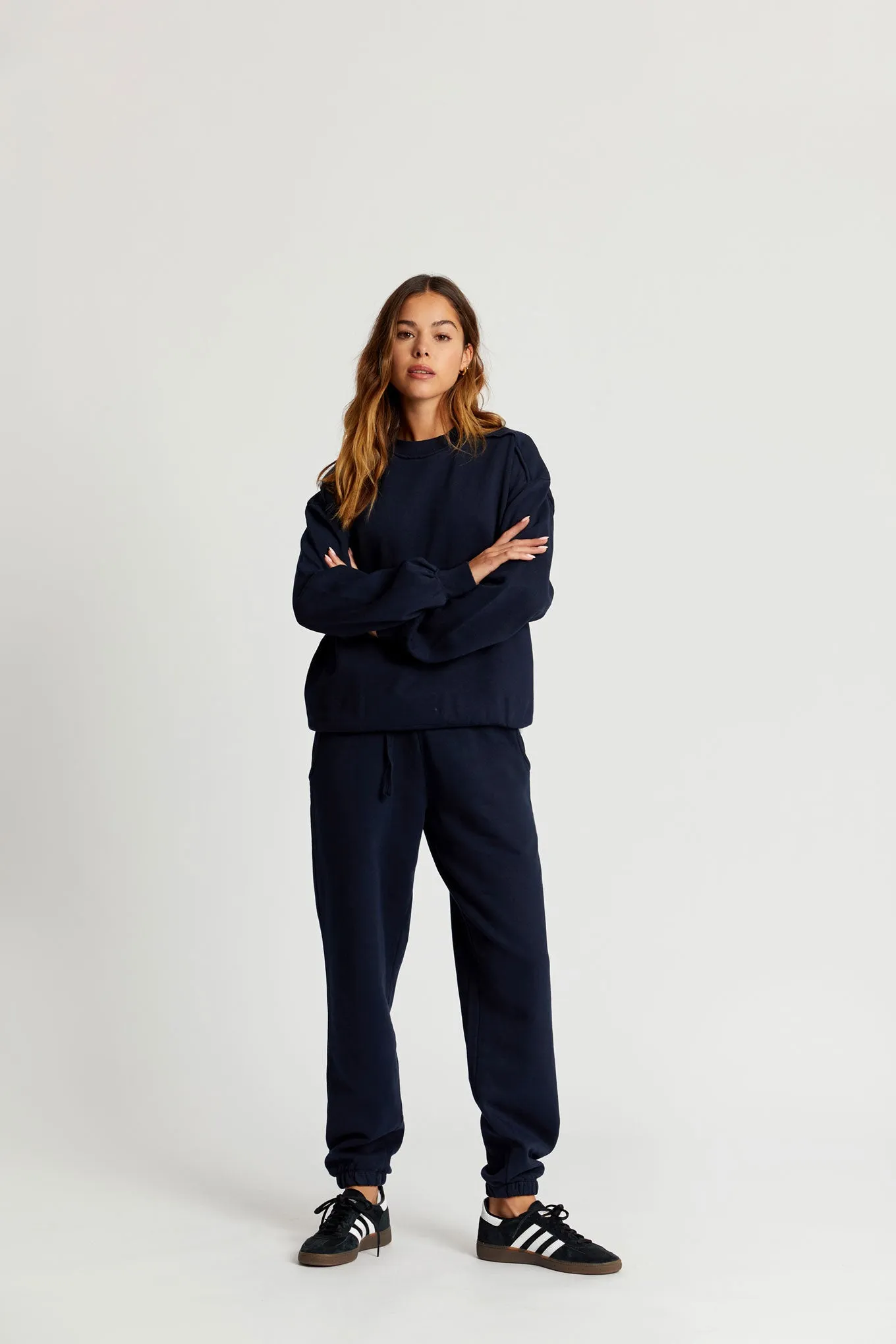 NAYLA - GOTS Organic Cotton Sweat Navy sold by Komodo Fashion product image thumbnail 3